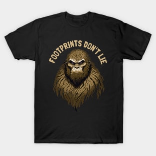 Bigfoot - Footprints Don't Lie T-Shirt